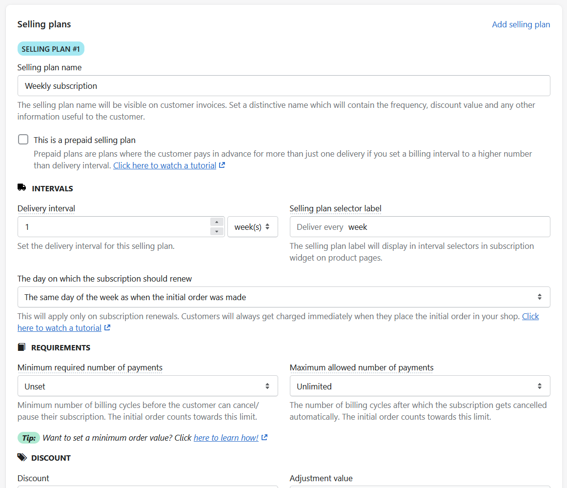 Many different options available when making subscription rule in Seal Subscriptions