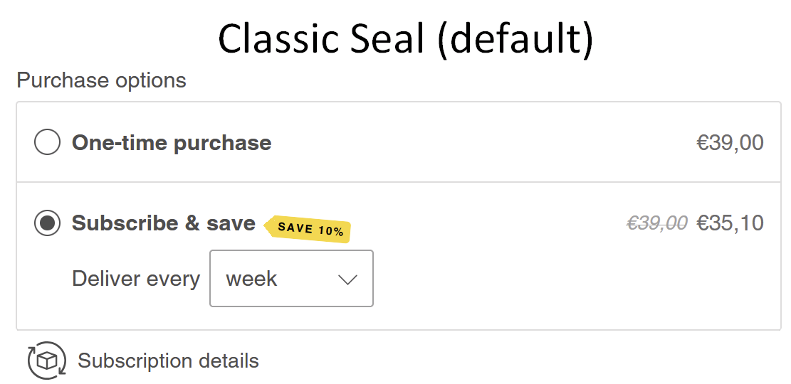Classic Seal
