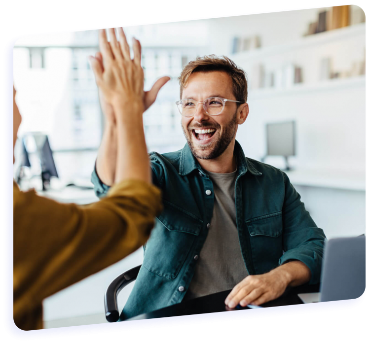Man High Fiving Seal Subscriptions